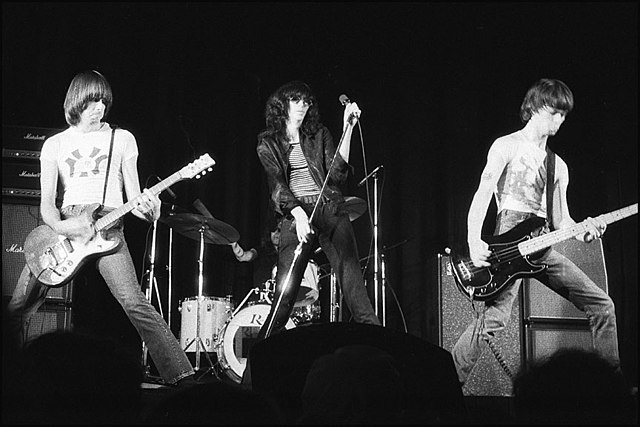 The Ramones performing in Toronto in 1976. The Ramones are often described as the first true punk band, popularizing the punk movement in the United S
