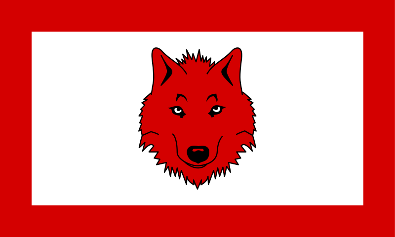 File:Red Wolfhead Banner.svg