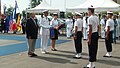 Remise de fanion à la PMM de Grasse.