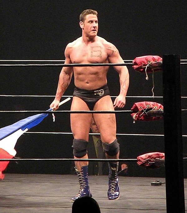 Duprée during American Wrestling Rampage tour