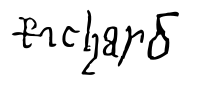 Richard II Signature.svg