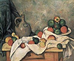 Cezanne. Rideau, Cruchon et Compotier. Priv. coll.