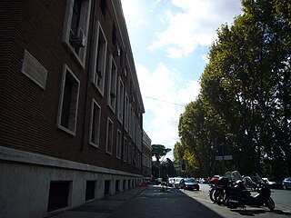 Lungotevere dei Pierleoni street in Rome, Italy