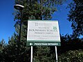 Thumbnail for File:Roundhay School (primary) sign 26 August 2022.jpg