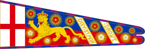 Royal Standard of Edward IV of England (Lion of England).svg