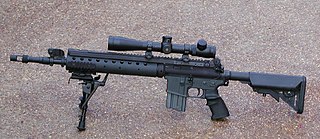 Mk 12 Special Purpose Rifle semi-automatic designated marksman rifle in service with USA Special Operations Forces