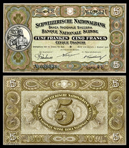 File:SWI-11b-Confederation Schweizerische Nationalbank-5 Franken (1914).jpg