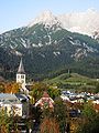 Градска црква и Алпи