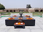 Samadhi (shrines) complex of Mahatma Gandhi in Rajghat 04.jpg