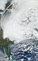 Sandy nær USAs østkyst 29. oktober