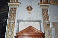 Inside the church of Santa Maria in Trastevere