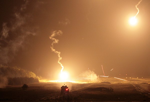 Royal Dragoon Guards Recce Troop night firing in the area in 2007