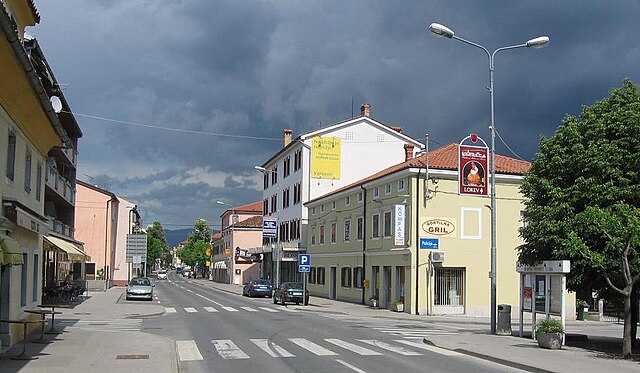 Rua principal de Sežana