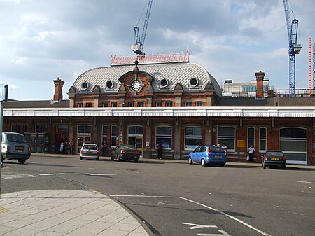 Slough station building