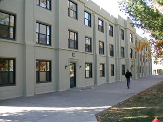 Snead Hall, demolished in 2012 with the opening of Jacobson Hall.