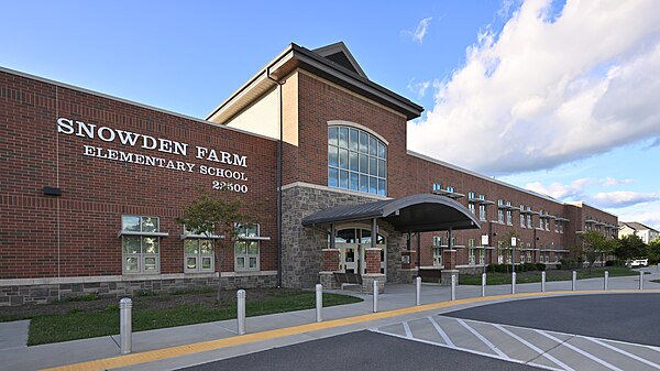 Snowden Farm Elementary School building, Germantown, MD