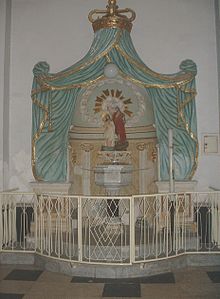 Particolare di arte religiosa delle chiese siciliane; Chiesa Madre di Solarino.