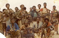 SNM fighters, late 1980s Somaliland, fighters of the Somali National Movement (SNM), 1980s.jpg