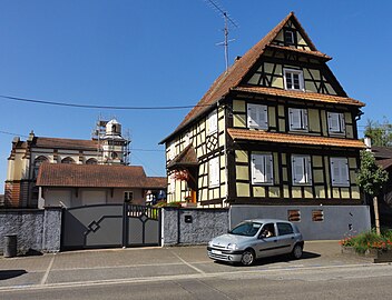 casa de entramado de madera