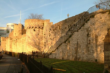 Part of Southampton's Town Walls