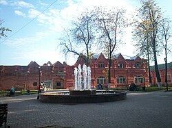 Plaza Sovetskaya en Klin