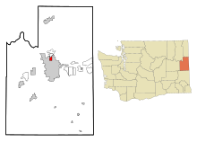 Fitxer:Spokane_County_Washington_Incorporated_and_Unincorporated_areas_Town_and_Country_Highlighted.svg