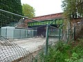 Bridge under Mauldeth Road West near new station during construction