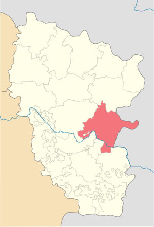 Станично-Луганский район на карте