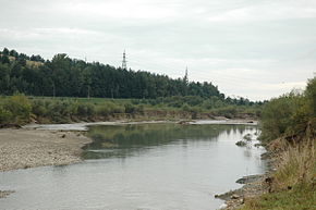 Dnister's riverhead in Staryi Sambir (western Ukraine)