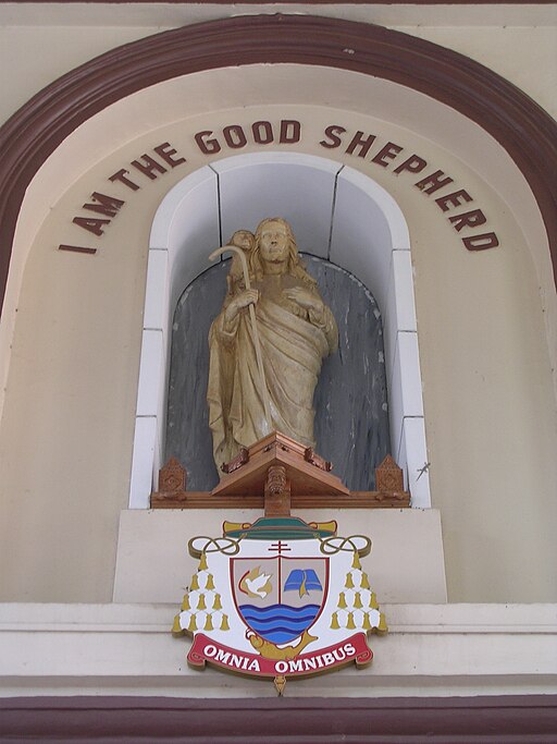 Statue of Jesus as the Good Shepherd, Cathedral of the Good Shepherd, Singapore