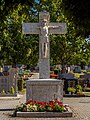 * Nomination Crucifix and grave site at the cemetery Stegaurach (Bamberg) --Ermell 07:20, 6 October 2023 (UTC) * Promotion  Support good quality --Virtual-Pano 08:04, 6 October 2023 (UTC)