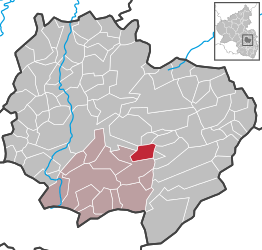 Kaart van Steinbach am Donnersberg
