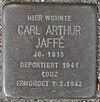 Struikelblok voor Carl Arthur Jaffé