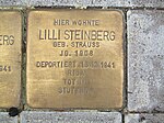 Stumbling block for Lilli Steinberg in Hanover