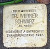 Stolperstein Wilhelmstr 92 (Mitte) Werner Schwarz.jpg