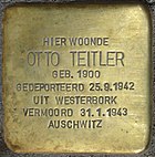 Stolperstein für Otto Teitler