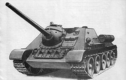 Raná verzia SU-85.