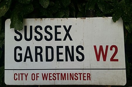 Sussex Gardens, London