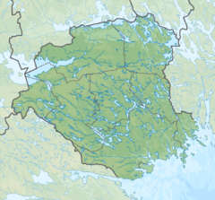 Österby herrgård på kartan över Södermanlands län