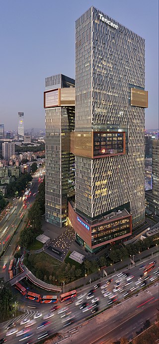 <span class="mw-page-title-main">Tencent Binhai Mansion</span> Skyscraper in Shenzhen, Guangdong, China