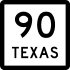 State Highway 90 marker 