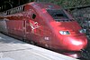 A Thalys train at Aachen Hauptbahnhof