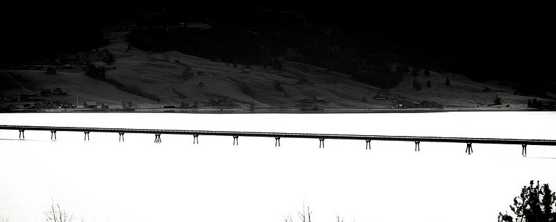 File:The long bridge on Sihlsee.jpg