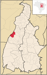 Araguacema – Mappa