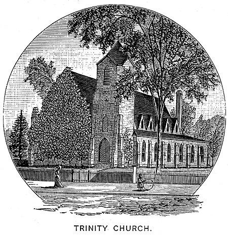 Trinity Church Pawtucket engraving