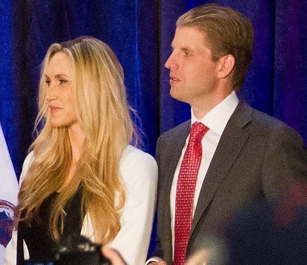 Lara and Eric Trump in 2016