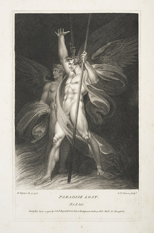 Satan and Beelzebub, the captains of Hell in Paradise Lost by John Milton