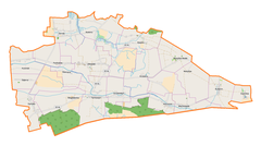 Mapa lokalizacyjna gminy Ulhówek