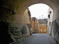 Underpass 'Porta a terra' under the Medicean bastions (1555), Portoferraio, Tuscany, Italy.jpg