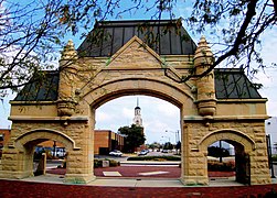 Union Stock Yard Gate, Chicago 1879